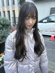 🌸4月限定🌸≪ロング料金なし≫似合わせカット+透明感カラー+AujuaクイックTR(ダメージカット前処理TR付✨)