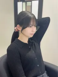 【💍人気No.1メニュー💍】前髪カット+顔まわりカット+髪質改善6STEPトリートメント　¥5000