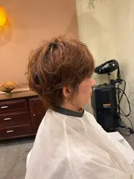 ‪⚪︎カット+パーマ  🫧🦢