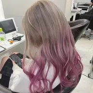 💘🍒グラデーションカラー🍒➕アミノ酸シャンプー➕高濃度重炭酸ケア➕毛髪補修トリートメント💘