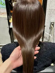 カラー【トーンアップ不可】+髪質改善✨縮毛矯正+カット