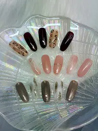 【Jrネイリスト】チップ長さだし&定額シンプルデザイン