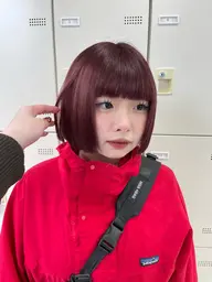 ケア材込のダブルカラー+炭酸泉+スタイリング♡