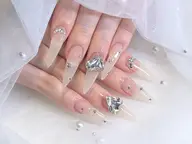 💜本日限定価格💜《オフあり》【チップ長さだし】アート90分🍒新規ソフトジェルオフ無料✨パーツ１つ無料🎁