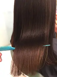 【美髪・髪質改善】自然な仕上がり酸性ストレート+ケアトリートメント