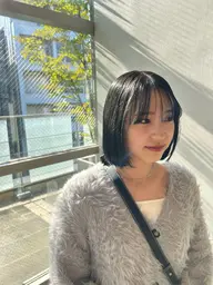 暗くする方におすすめ暗め艶々カラー🩵