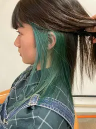 お洒落なpointダブルカラー⭐️