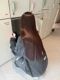 艶カラー+サラサラトリートメント
