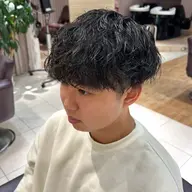 🌱メンズカット+波巻き スパイラルパーマ🌱⋆。