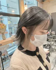 【人気メニュー✨】インナーカラー(ブリーチ込)+全体カラー+髪質改善トリートメント ¥12900