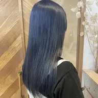 ダブルカラー＋シャンプーブロー（胸下ロングNG）
