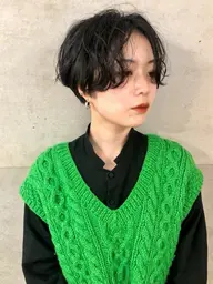 🥝カット+ショートパーマ+コアミートリートメント🥝