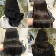 自然に暗く🖤 地毛風✨艶✨カラー ⚠️ブリーチ無し、ロング料金あり