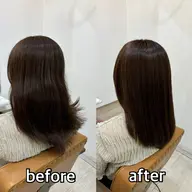 【カット無料】【髪質改善シームレス+カット】うねり、広がりを抑えたい方に！※癖を完全に伸ばすことは出来ません。