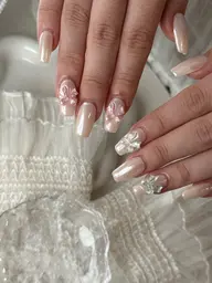 【TikTok撮影OKな方のみ】持ち込みデザイン￥8,800（自爪施術、オフ込み、パーツ付け放題）