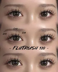 🤍オフ有 フラットラッシュ120~150🤍