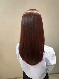 【ワンカラーのみ🍒】ブリーチなしカラー/落ち着いた印象や大人っぽさの出るカラーをされたい方にオススメ✨