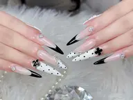 🌷(持ち込みok)チップ長さ出し10本＋アートやり放題＋パーツつけ放題Vipコース💅💕人気No1