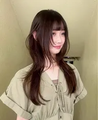 朝8:00~💖ロング​〜​鎖骨下限定💖お日にち詳細にて‼️SB込みカットモデル様🐰(すぐ予約から🙅🏻)