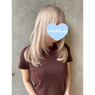 カット+カラー+ブリーチ+ダイヤモンドトリートメント🫧🎀