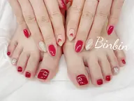 🖐️ハンド+🦶フット🎀シンプル定額デザイン🎀初回オフ無料