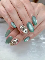 【キラキラ】◆マグネット×4本埋め尽くし 《ソフトジェルオフ無料》