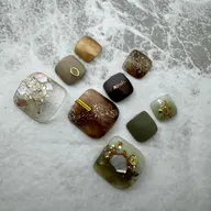 ジェルネイル 6本アート定額 【foot】