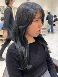 【リクルート応援📣】　暗染・黒染めカラー🖤120分