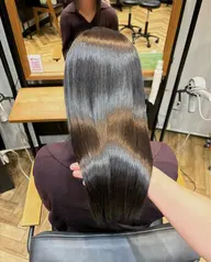 【日曜・祝日19:00学生限定】💫ミニモ学割💫サラツヤストレートパーマ（縮毛矯正） ＋マルチケアトリートメント✨