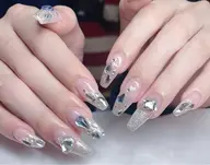 🌈長さ出し＋ワンカラー＋2本埋め尽くし