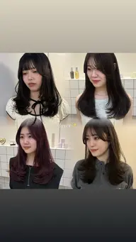 【ミニモ学割🎓】カット＋カラー+トリートメント🫧(長さ料金)⚠️土日祝+¥1,100