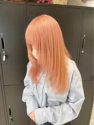 暖色カラー🌼𓂂𓏸(ブロー料金、ロング料金が追加されます。)