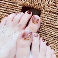 フットバス付き♪フットネイル ★可愛いアートコース