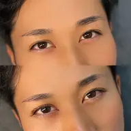 メンズ【まつ毛パーマ×眉毛ワックス】