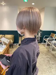 《ブリーチ使用》透明感ハイトーンカラー