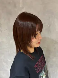 【minimo限定!】顔周りレイヤーカット🦊✂️➕サラつやトリートメント✨🍒
