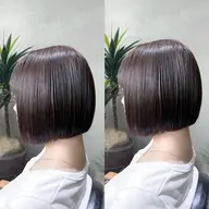 【🌟人気NO.1】❤️‍🔥ボブ限定❤️‍🔥✂️カット+うる艶カラー🫧