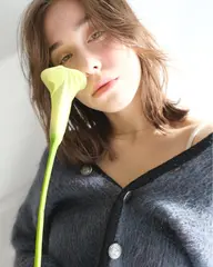 『水・木・金12時半-16時限定』小顔になれる似合わせ小顔前髪カット+うるつや血色カラー+アフターケアトリートメント