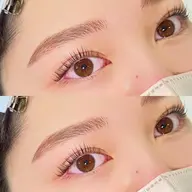 ❄️1日で印象変わる❄️【デザインまつげパーマ(上のみ)×パーソナル美眉スタイリング（間引き有）💫】