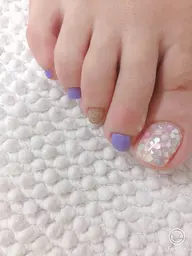 ★新規様★フットネイル★ワンカラー親指のみアート