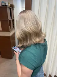 【当日予約限定クーポン😍】「ブリーチ2回つき❣️」ブリーチ+カラー+トリートメント