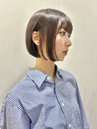 🟪【撮影用モデル様】🟪ボブカット➕補修トリートメント付き