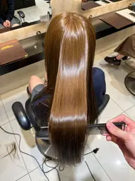 ❣️ダメージしたくない人オススメ❣️カット＋透明感カラー(ブリーチ無しダブルカラー)＋超音波トリートメント🍀