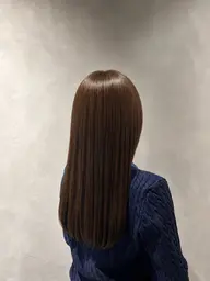 🌟モデル様限定🌟ブリーチなしワンカラー＋シルクトリートメント♬.*ﾟ