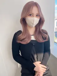 【🩰1日３名様限定🎀】カット＋ケアブリーチダブルカラー+似合わせカラー診断+炭酸SPA+コテ巻仕上げ🪄🩷