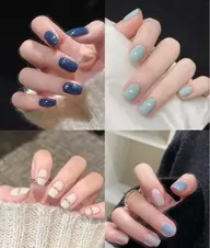 🎀🉐ワンカラー+2個パーツ🎀🉐ケア込み🎀🉐ワンホンネイル
