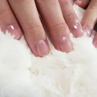 クリアorワンカラーネイル＋手の甲指シュガーリング脱毛