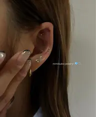 【口コミ割引対象！♡】💎耳つぼジュエリー💎可愛くオシャレに身体の不調を整えます💫イベント前にもおすすめ🦩
