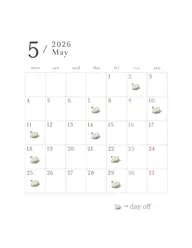🍴monthly schedule 🫖