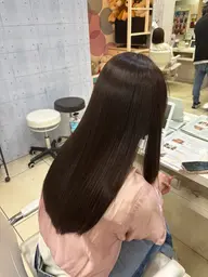 【人気No.2👑】カット+ワンカラー+髪質改善トリートメント🌟暗髪/透明感/韓国風/レイヤー/艶髪